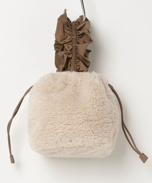 fredy emue（フレディエミュ）の「フリルワンハンドルボアトートバック（ハンドバッグ・レディース・ベージュ/アイボリー・FREE）」の11枚目の写真