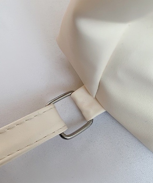 WESTSEA（ウエストシー）の「3WAY リュック/ショルダーバッグ ギャザー 紐リボン付（ショルダーバッグ・レディース・ピンク/ベージュ/シルバー/ブラック・FREE）」の11枚目の写真