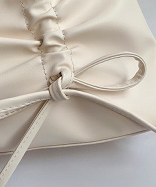 WESTSEA（ウエストシー）の「3WAY リュック/ショルダーバッグ ギャザー 紐リボン付（ショルダーバッグ・レディース・ピンク/ベージュ/シルバー/ブラック・FREE）」の15枚目の写真