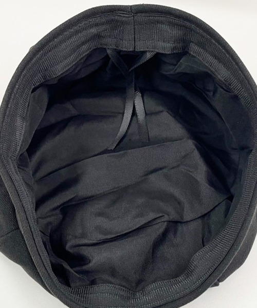 DAY CLOSET(デイ クローゼット)の「レディース ワンポイントロゴベレー帽(ハンチング/ベレー帽・レディース・ブラック・ONE SIZE)」の5枚目の写真