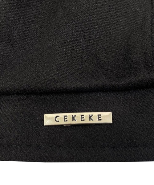 DAY CLOSET(デイ クローゼット)の「レディース ワンポイントロゴベレー帽(ハンチング/ベレー帽・レディース・ブラック・ONE SIZE)」の6枚目の写真