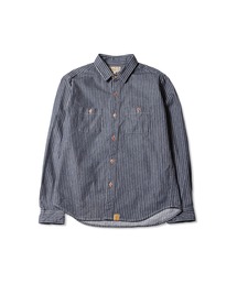 ALMOND（アーモンド）の「HICKORY WOVEN L/S SHIRTS/アーモンドワークテイストヒッコリー長袖シャツ（シャツ/ブラウス）」