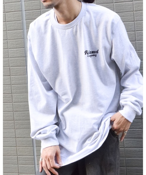 MODISH GAZE(モディシュガゼ)の「【MODISH GAZE】スモーキングガール RelaxedロンT(Tシャツ/カットソー・メンズ・ブラック系/ブラック×ホワイト/ホワイト系1・LARGE/X-LARGE/MEDIUM)」の4枚目の写真