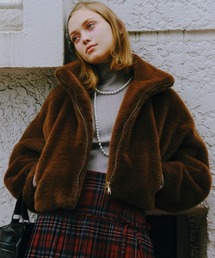 FOREVER 21 | 【2024FW】フェイクファースタンドブルゾン(ブルゾン)