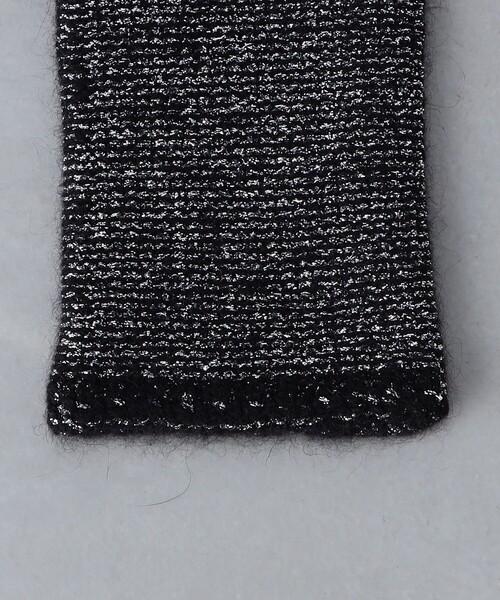 UNITED ARROWS（ユナイテッドアローズ）の「ラメニット フィンガーレスグローブ（手袋・レディース・ベージュ/グレー/ブラック・FREE）」の15枚目の写真