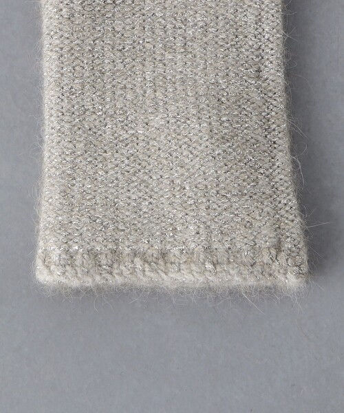 UNITED ARROWS（ユナイテッドアローズ）の「ラメニット フィンガーレスグローブ（手袋・レディース・ベージュ/グレー/ブラック・FREE）」の18枚目の写真