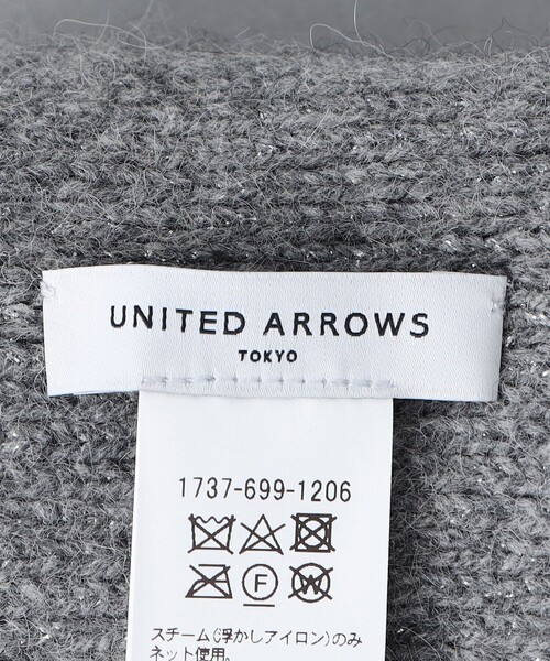 UNITED ARROWS（ユナイテッドアローズ）の「ラメニット フィンガーレスグローブ（手袋・レディース・ベージュ/グレー/ブラック・FREE）」の20枚目の写真