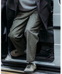 green label relaxing | アクティブジャージ  ヘリンボーン ワイド ユーティリティパンツ -ストレッチ・防シワ-(その他パンツ)