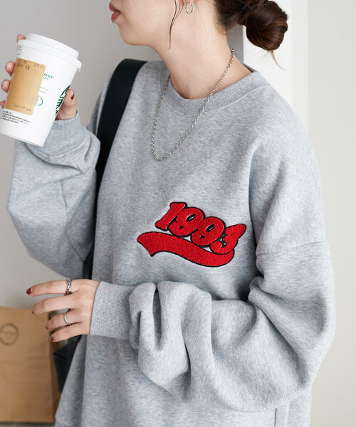 セール】【ユニセックス】サガラワンポイント刺繍スウェット（Tシャツ