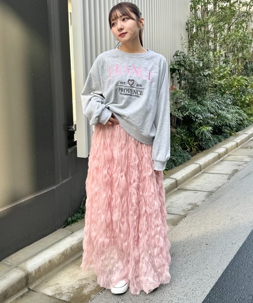 セール】ワッシャーチュールスカート（スカート）｜SOLLON.（ソルロン