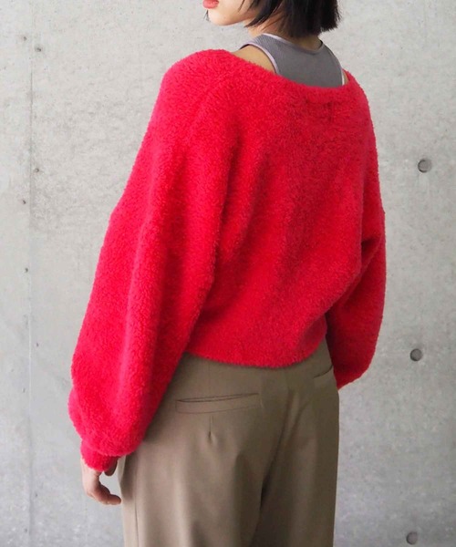 カーディガン SHEEPBOA CARDIGAN / シープボアカーディガン レディース セール】SHEEPBOA CARDIGAN / シープボアカーディガン