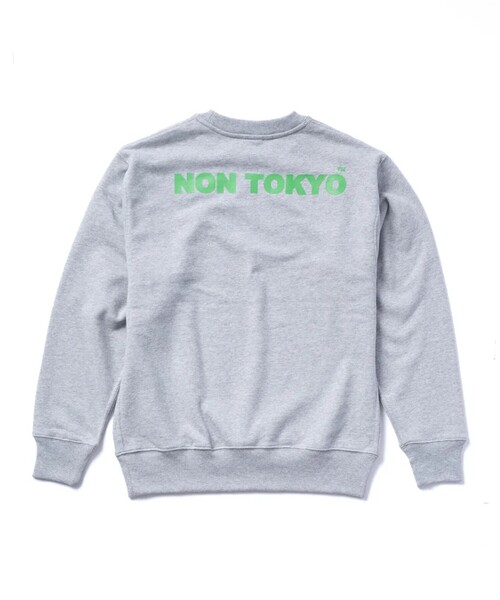 NON TOKYO/ノントーキョー】FUR SLIP ONPRINT SWEAT PULLOVER CAT