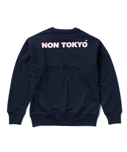 NON TOKYO/ノントーキョー】FUR SLIP ONPRINT SWEAT PULLOVER CAT