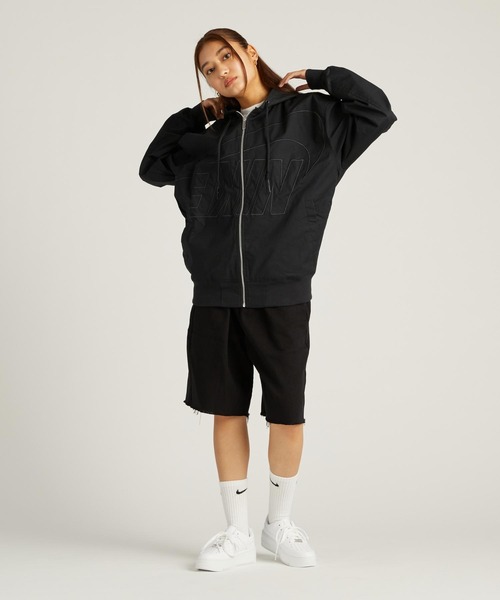 Nike オーバーサイズフィット ブラックジャケット NIKE（ナイキ）の「ナイキ スポーツウェア ウィメンズ オーバー