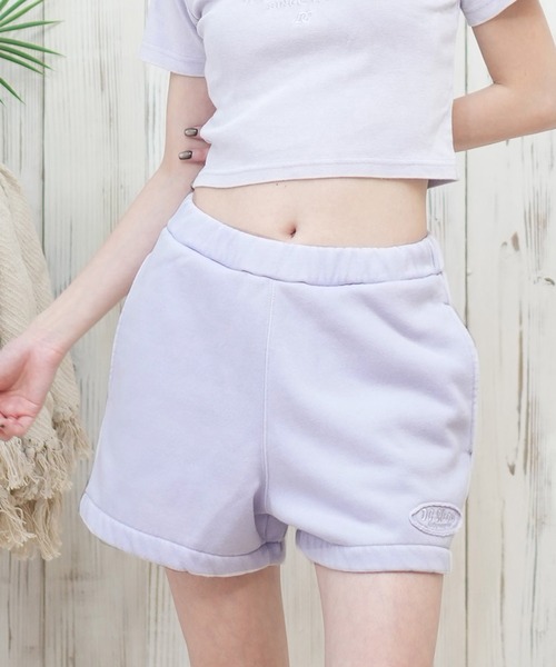 DC（ディーシー）の「DC/ディーシー スウェットショートパンツ LWS251310（スウェットパンツ・レディース・ラベンダー/スミクロ/グレー・M）」の3枚目の写真