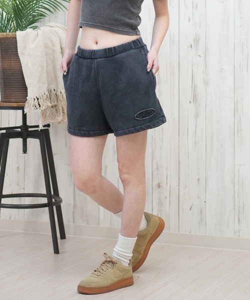 DC（ディーシー）の「DC/ディーシー スウェットショートパンツ LWS251310（スウェットパンツ・レディース・ラベンダー/スミクロ/グレー・M）」の4枚目の写真