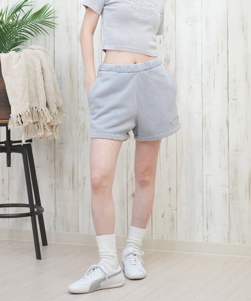 DC（ディーシー）の「DC/ディーシー スウェットショートパンツ LWS251310（スウェットパンツ・レディース・ラベンダー/スミクロ/グレー・M）」の8枚目の写真