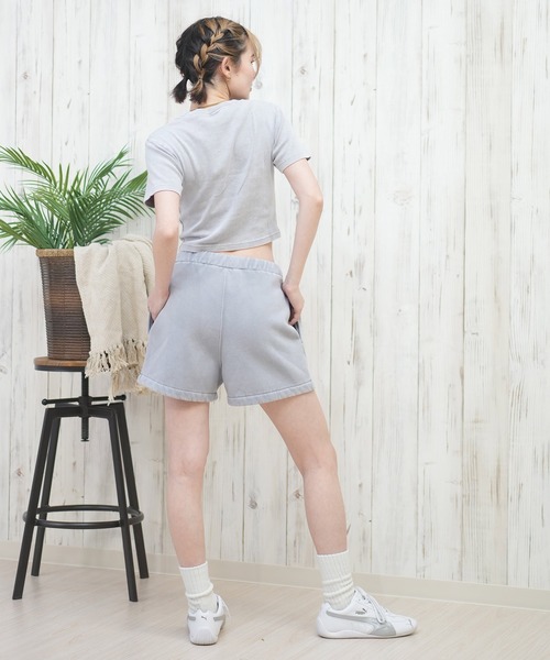 DC（ディーシー）の「DC/ディーシー スウェットショートパンツ LWS251310（スウェットパンツ・レディース・ラベンダー/スミクロ/グレー・M）」の11枚目の写真