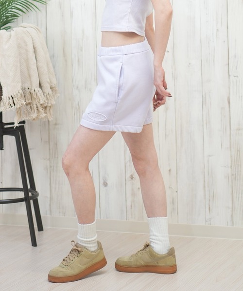 DC（ディーシー）の「DC/ディーシー スウェットショートパンツ LWS251310（スウェットパンツ・レディース・ラベンダー/スミクロ/グレー・M）」の13枚目の写真