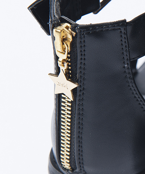 X-girl（エックスガール）の「GIANNA（サンダル・レディース・ブラック/ブラウン・23cm/24cm/25cm）」の7枚目の写真