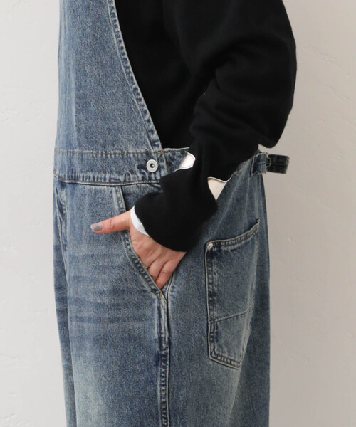 JOURNAL STANDARD LUXE(ジャーナルスタンダード ラックス)の「11OZデニム ミドルバックオーバーオール(サロペット/オーバーオール・レディース・ネイビー・FREE)」の18枚目の写真