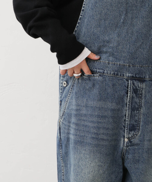 JOURNAL STANDARD LUXE(ジャーナルスタンダード ラックス)の「11OZデニム ミドルバックオーバーオール(サロペット/オーバーオール・レディース・ネイビー・FREE)」の21枚目の写真