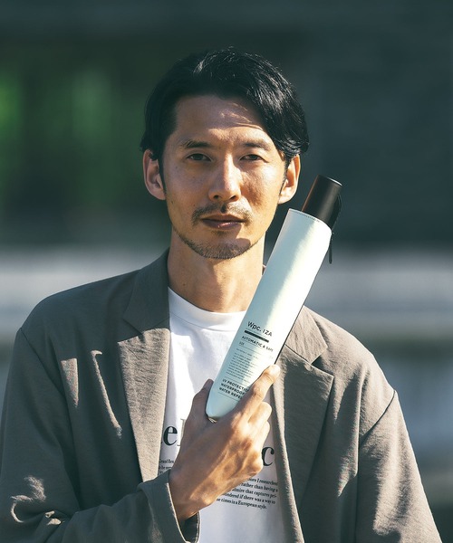 IZA（イーザ）の「完全遮光 IZA【AUTOMATIC&SAFE】 日傘 折りたたみ 自動開閉 60cm Wpc.（折りたたみ傘・メンズ・オフホワイト/グレー/ネイビー/ブラック・FREE）」の8枚目の写真