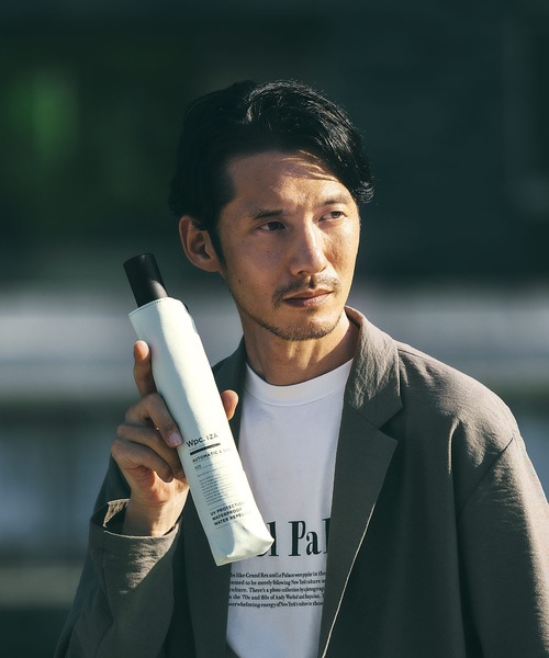 IZA（イーザ）の「完全遮光 IZA【AUTOMATIC&SAFE】 日傘 折りたたみ 自動開閉 60cm Wpc.（折りたたみ傘・メンズ・オフホワイト/グレー/ネイビー/ブラック・FREE）」の9枚目の写真