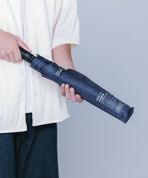 IZA（イーザ）の「完全遮光 IZA【AUTOMATIC&SAFE】 日傘 折りたたみ 自動開閉 60cm Wpc.（折りたたみ傘・メンズ・オフホワイト/グレー/ネイビー/ブラック・FREE）」の16枚目の写真