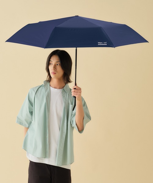 IZA（イーザ）の「IZA【自動開閉/大きめ60cm】 完全遮光100% 日傘 折りたたみ 晴雨兼用 Wpc. AUTOMATIC & SAFE（折りたたみ傘・メンズ・オフホワイト/グレー/ネイビー/ブラック・FREE）」の10枚目の写真
