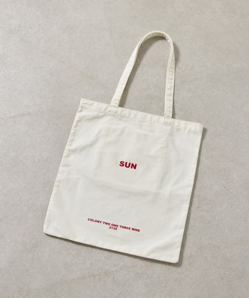 COLONY 2139（コロニートゥーワンスリーナイン）の「7デイズキャンバストートバッグ（トートバッグ・レディース・レッド/ピンク/ホワイト/ブラック/グリーン/ブルー/イエロー・FREE）」の10枚目の写真
