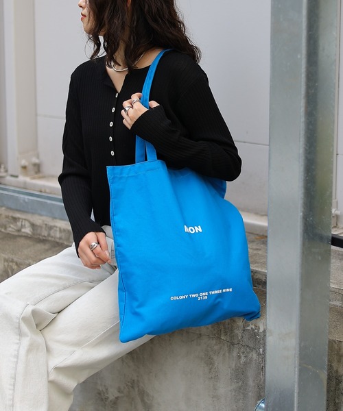 COLONY 2139（コロニートゥーワンスリーナイン）の「7デイズキャンバストートバッグ（トートバッグ・レディース・レッド/ピンク/ホワイト/ブラック/グリーン/ブルー/イエロー・FREE）」の15枚目の写真