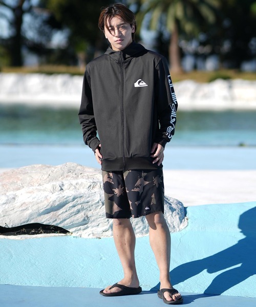 QUIKSILVER/クイックシルバー 水着 ラッシュガード ジップ
