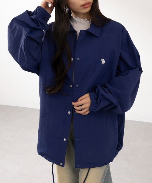 U.S. POLO ASSN.（ユーエスポロアッスン）の「【U.S. POLO ASSN.】ワンポイントナイロンコーチジャケット（ナイロンジャケット・メンズ・ネイビー/カーキ/ブラック・M/XL/L）」の15枚目の写真
