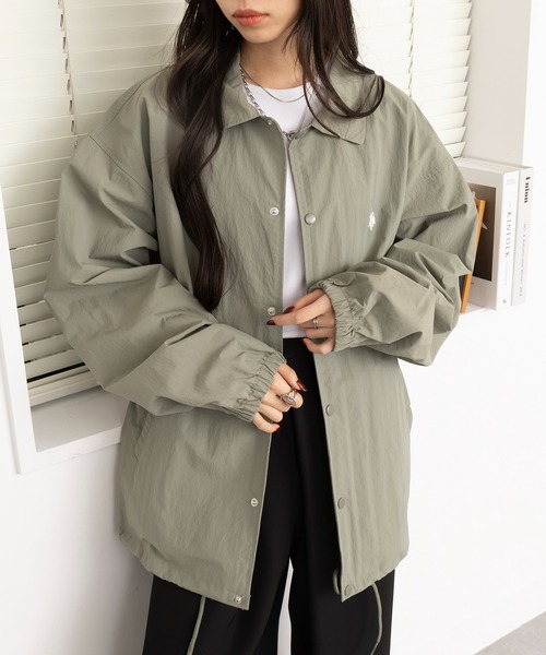 U.S. POLO ASSN.（ユーエスポロアッスン）の「【U.S. POLO ASSN.】ワンポイントナイロンコーチジャケット（ナイロンジャケット・メンズ・ネイビー/カーキ/ブラック・M/XL/L）」の22枚目の写真
