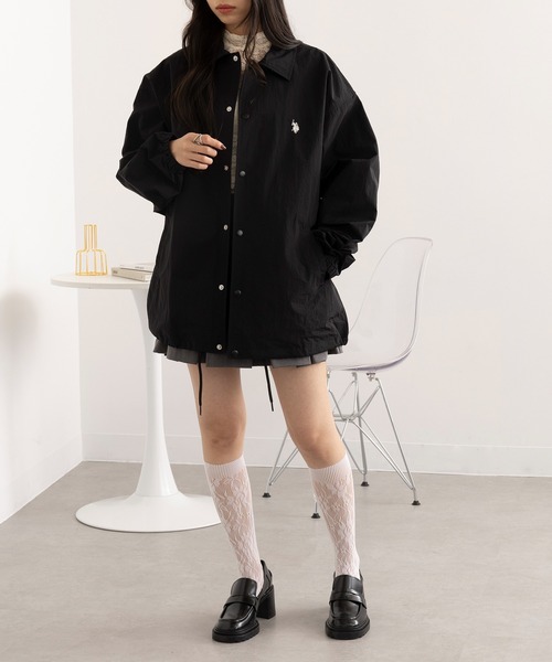U.S. POLO ASSN.（ユーエスポロアッスン）の「【U.S. POLO ASSN.】ワンポイントナイロンコーチジャケット（ナイロンジャケット・メンズ・ネイビー/カーキ/ブラック・M/XL/L）」の7枚目の写真