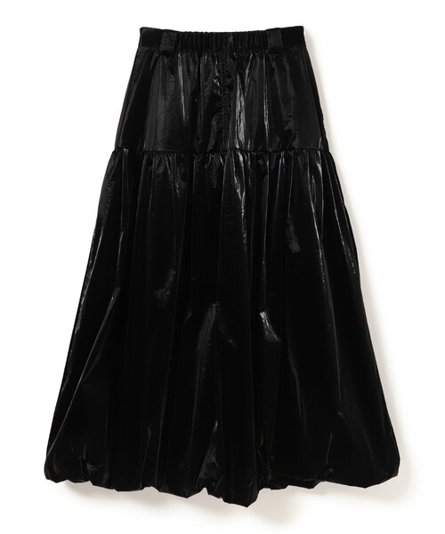 Ray BEAMS（レイビームス）の「グロッシー バルーン スカート（スカート・レディース・ブラック/ホワイト・0/1）」の15枚目の写真
