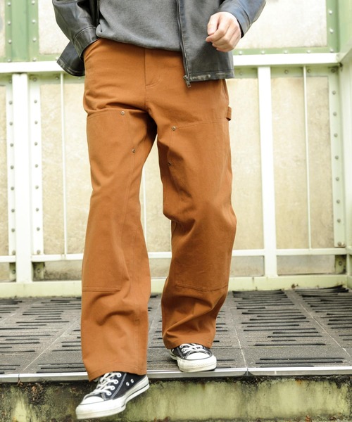 ITEMS URBANRESEARCH(アイテムズ アーバンリサーチ)の「ダブルニー コットンワークパンツ(その他パンツ・メンズ・ブルー系その他/ブラウン/ブラック・MEDIUM/LARGE)」の2枚目の写真