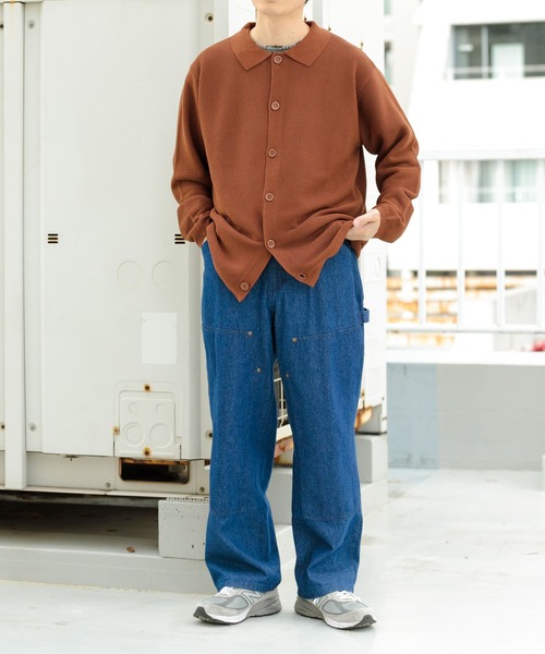 ITEMS URBANRESEARCH(アイテムズ アーバンリサーチ)の「ダブルニー コットンワークパンツ(その他パンツ・メンズ・ブルー系その他/ブラウン/ブラック・MEDIUM/LARGE)」の7枚目の写真