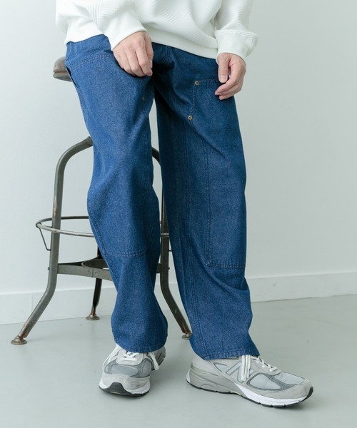 ITEMS URBANRESEARCH(アイテムズ アーバンリサーチ)の「ダブルニー コットンワークパンツ(その他パンツ・メンズ・ブルー系その他/ブラウン/ブラック・MEDIUM/LARGE)」の8枚目の写真