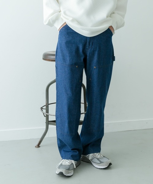 ITEMS URBANRESEARCH(アイテムズ アーバンリサーチ)の「ダブルニー コットンワークパンツ(その他パンツ・メンズ・ブルー系その他/ブラウン/ブラック・MEDIUM/LARGE)」の11枚目の写真