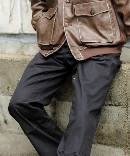 ITEMS URBANRESEARCH(アイテムズ アーバンリサーチ)の「ダブルニー コットンワークパンツ(その他パンツ・メンズ・ブルー系その他/ブラウン/ブラック・MEDIUM/LARGE)」の14枚目の写真