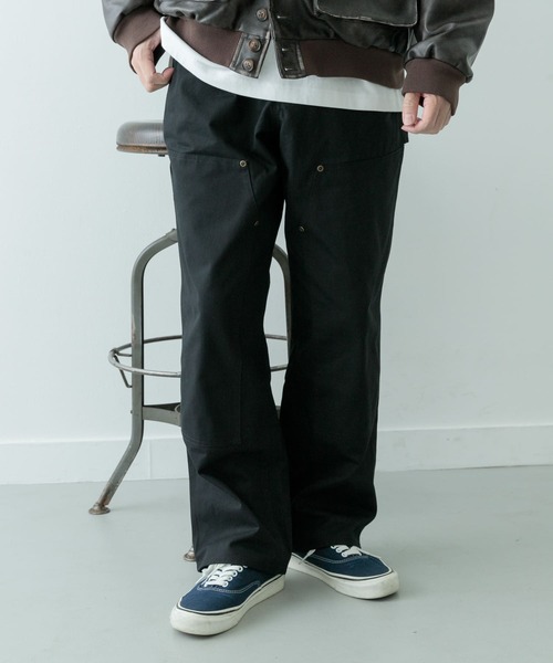 ITEMS URBANRESEARCH(アイテムズ アーバンリサーチ)の「ダブルニー コットンワークパンツ(その他パンツ・メンズ・ブルー系その他/ブラウン/ブラック・MEDIUM/LARGE)」の17枚目の写真