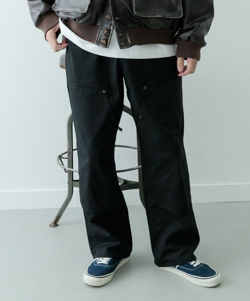 ITEMS URBANRESEARCH(アイテムズ アーバンリサーチ)の「ダブルニー コットンワークパンツ(その他パンツ・メンズ・ブルー系その他/ブラウン/ブラック・MEDIUM/LARGE)」の18枚目の写真