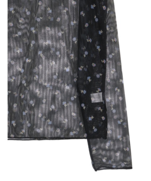 AMAIL（アマイル）の「FLOWER SHEER トップス（シャツ/ブラウス・レディース・アイボリー/ブラック・FREE）」の15枚目の写真