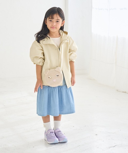 Casselini(キャセリーニ)の「【KIDS】【Casselini/キャセリーニ】ネコモチーフバッグ(ショルダーバッグ・キッズ・キナリ/ブラック・FREE)」の7枚目の写真