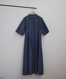 SALON adam et rope' | 【ZOZOTOWN限定】ハーフスリーブウエストタックシャツワンピース[ロングサイズ展開](ワンピース)