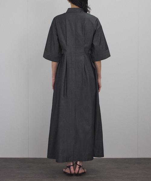 adam et rope ハーフスリーブポロシャツワンピース　新品 ADAM ET ROPE'｜【WEB限定】ハーフスリーブポロシャツワンピース