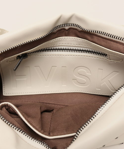 HVISK（ヴィスク）の「HVISK/ ヴィスク GIL METAL STUDS BAG（ハンドバッグ・レディース・ホワイト・FREE）」の11枚目の写真