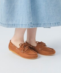 モカシン/デッキシューズ（ブラウン/茶色系）ファッション通販